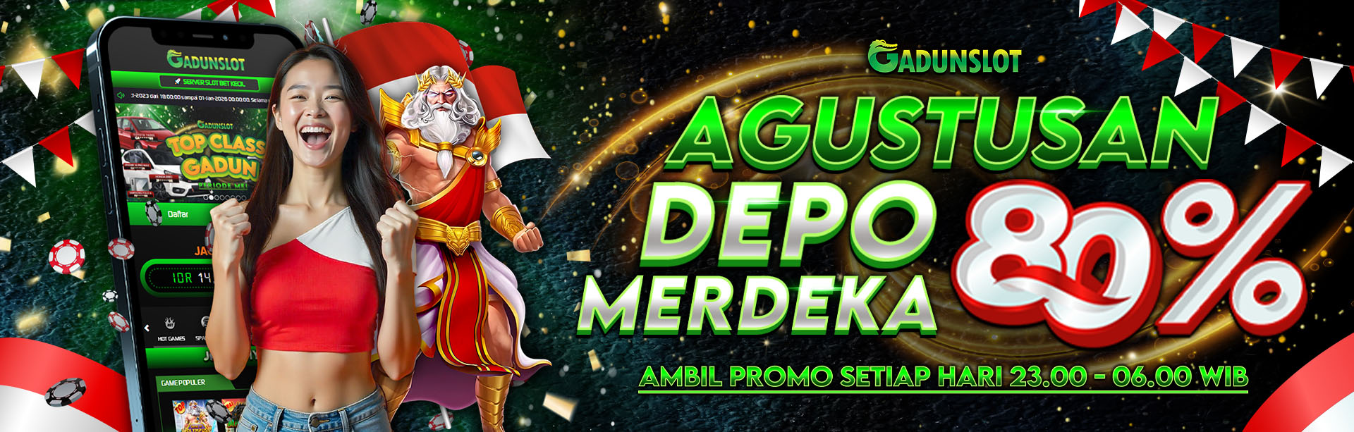 BONUS DEPOSIT 80%