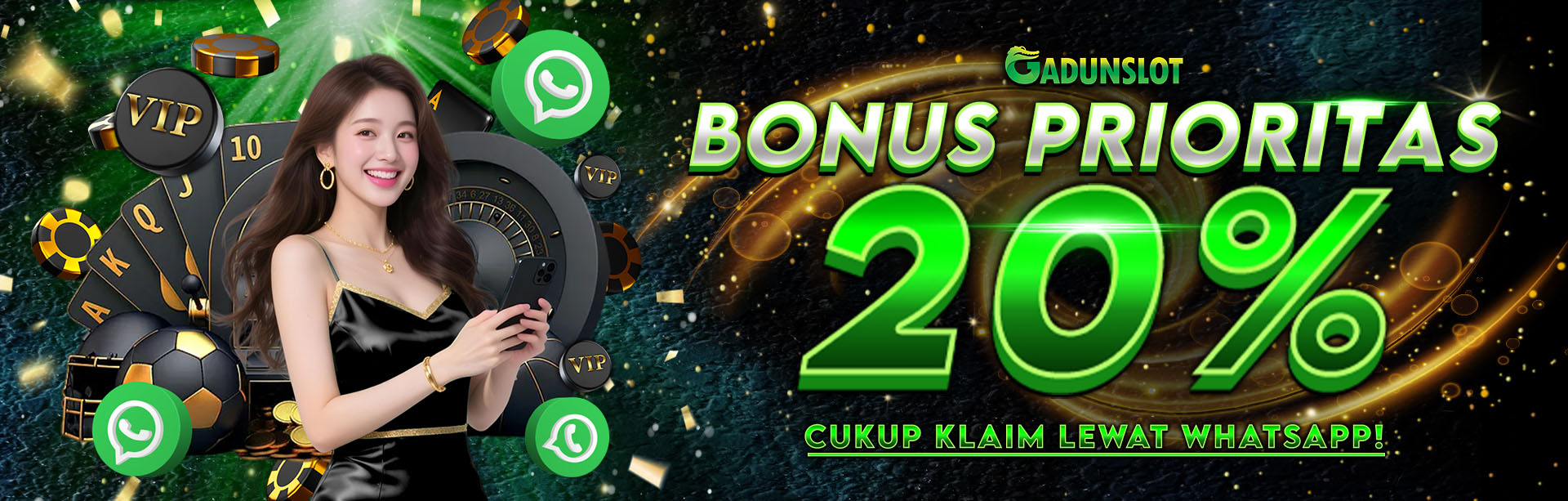 BONUS VIP 20%