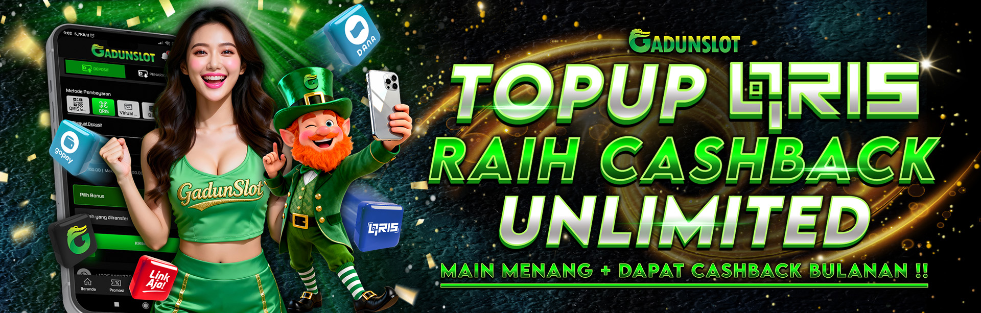 TOP UP QRIS RAIH CASHBACK
