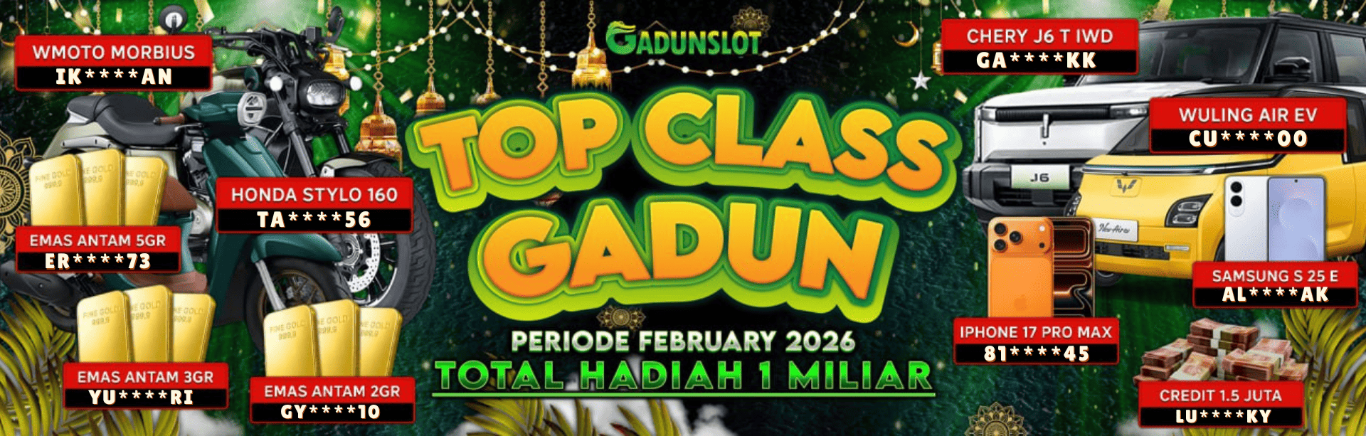 TOP CLASS GADUN FEB 26
