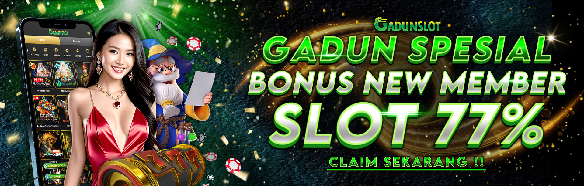 BONUS NEW MEMBER 77%