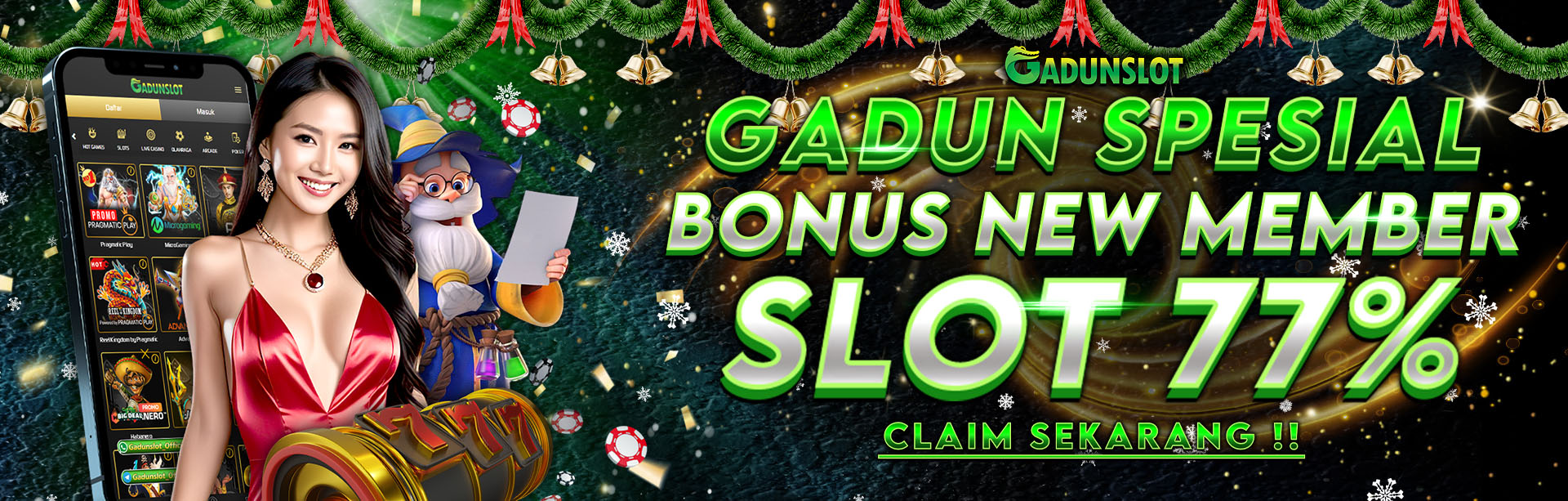 BONUS NEW MEMBER 77%