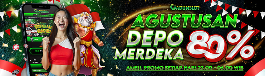 BONUS DEPOSIT TAHUN MERDEKA 80%